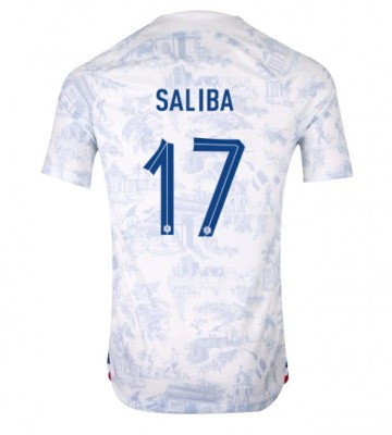 Maillot de foot France William Saliba #17 Extérieur Monde 2022 Manches Courte